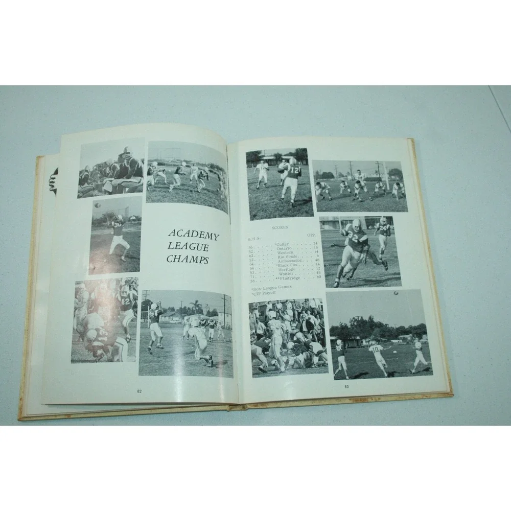 Vintage 1966 Brethren High‎ School Paramount California Ambassador Year Book